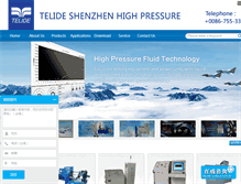 Tablet Screenshot of highpressure.com.cn